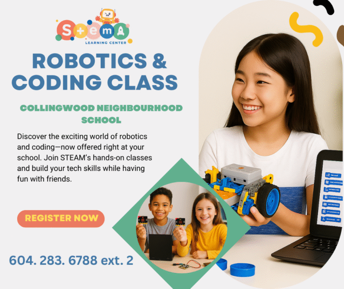 Afterschool STEAM CLASS Classes at Collingwood Neighbourhood School - Image 1