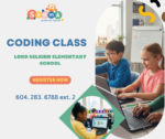 Coding class at Lord Selkirk Elementary